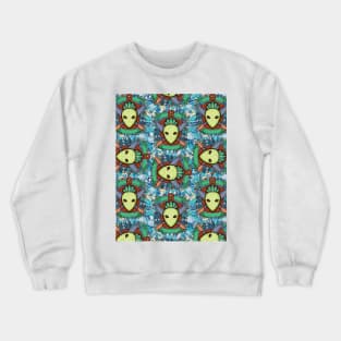 Radish and Knife Coat of Arms Crewneck Sweatshirt